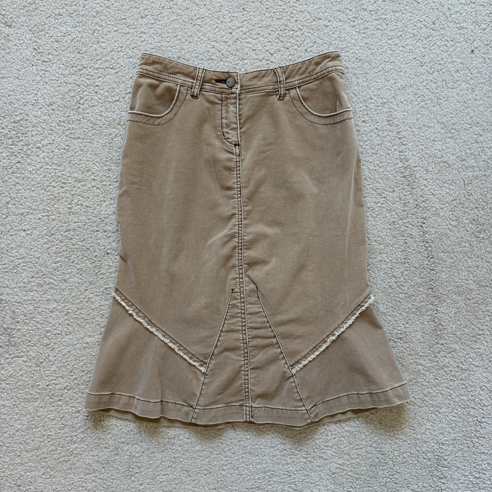 Anthropologie Cord Skirt